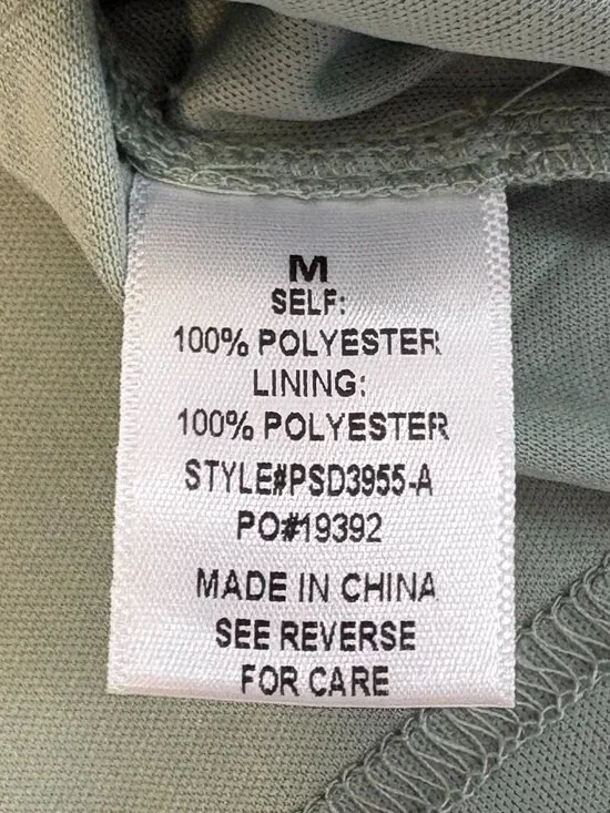 Sage Green Eyelet Lace Modest Maxi Dress - Picture 11 of 13